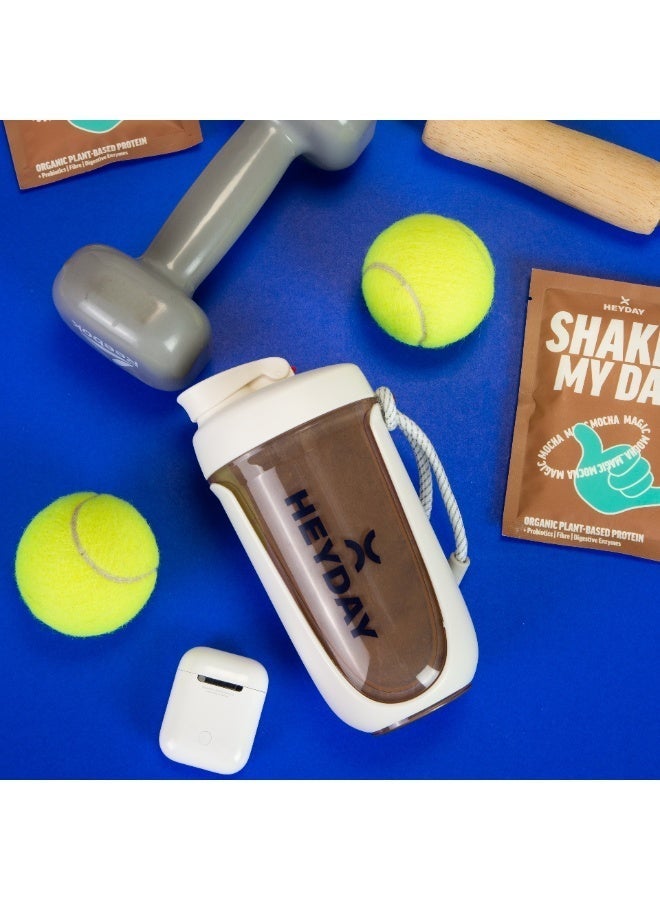 heyday Shake My Day Organic Plant-Based Protein Powder | Pea & Rice Protein | Muscle Support And Recovery & Weight Loss | Vegan, Non-GMO, Gluten-Free, Nut-Free, Soy-Free(810g - Barista Flavor) - Image 4