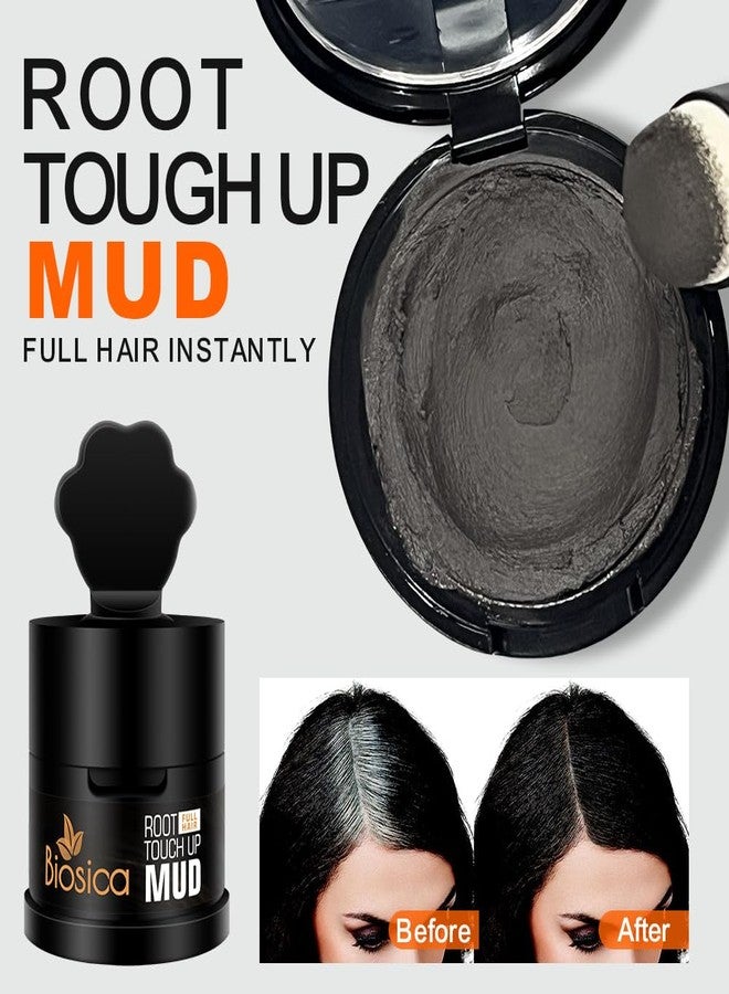 Biosica Root Touch Up Powder - Instant Root Concealer for Gray Hair & Thinning Areas - Water & Sweat Resistant Hair Filler - Natural-Looking Hairline Coverage for Men & Women - Long-Lasting, Easy Application (Dark Brown) - Image 5
