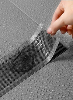 Fasola Disposable Sewer Strainer Rectangle Anti Clogging Shower Floor Drain Sticker  - Image 5