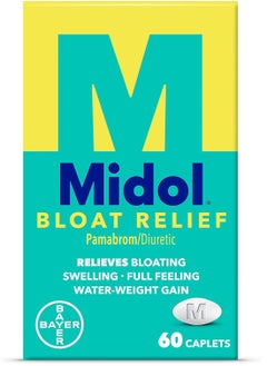 Midol Bloat Relief With Pamabrom, 60 Caplets  - Image 1