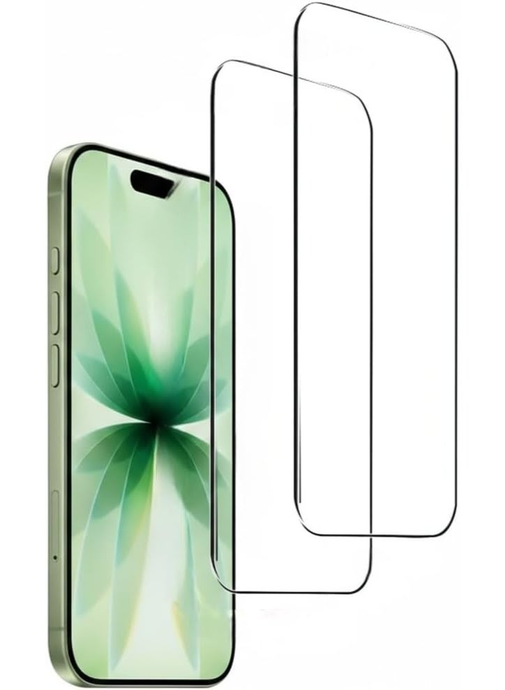 ACLIX 2 Package of Screen Protectors for iPhone 17, 9H Tempered Glass Screen Shatterproof Anti-Scratch Glass HD Clear Case Friendly - Image 1