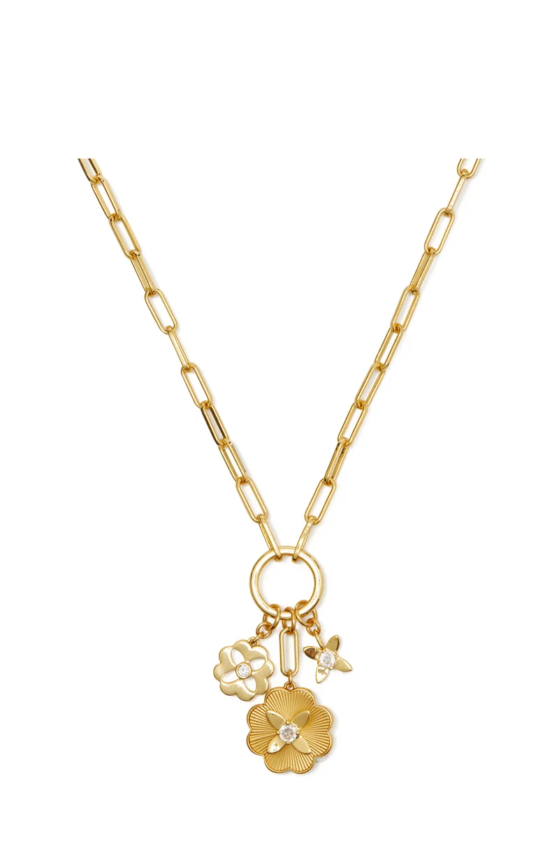 Kate Spade Heritage Bloom Charm Necklace