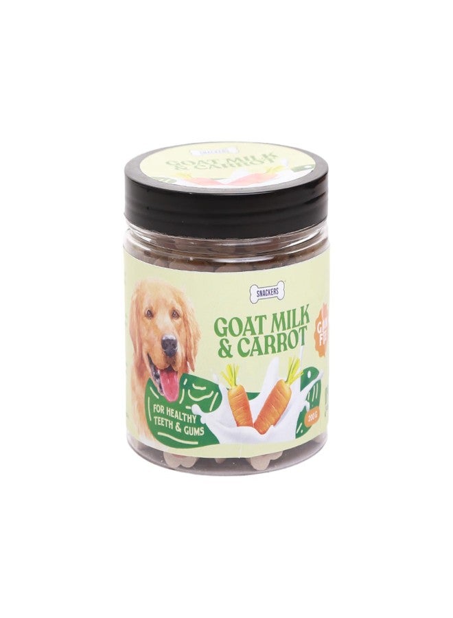 Snackers Goat Milk and Carrot Dog Treats with Jar (200g, Pack of 2) - Image 5