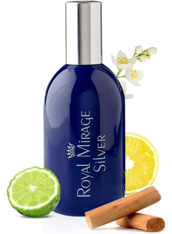 Royal Mirage Eau De Cologne,Silver 120ml - Image 1