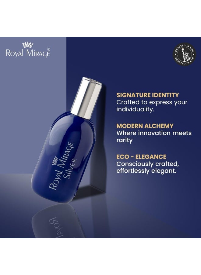 Royal Mirage Eau De Cologne,Silver 120ml - Image 4