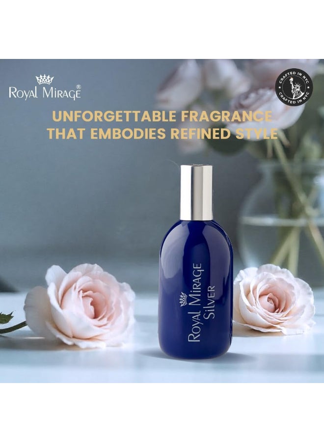 Royal Mirage Eau De Cologne,Silver 120ml - Image 2