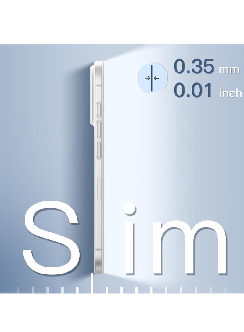 حافظة شفافة مطفأة فائقة النحافة لجهاز آيفون 16 (6.1 بوصة) - تصميم خفيف الوزن وبسيط مع حماية كاملة لعدسات الكاميرا - Image 3