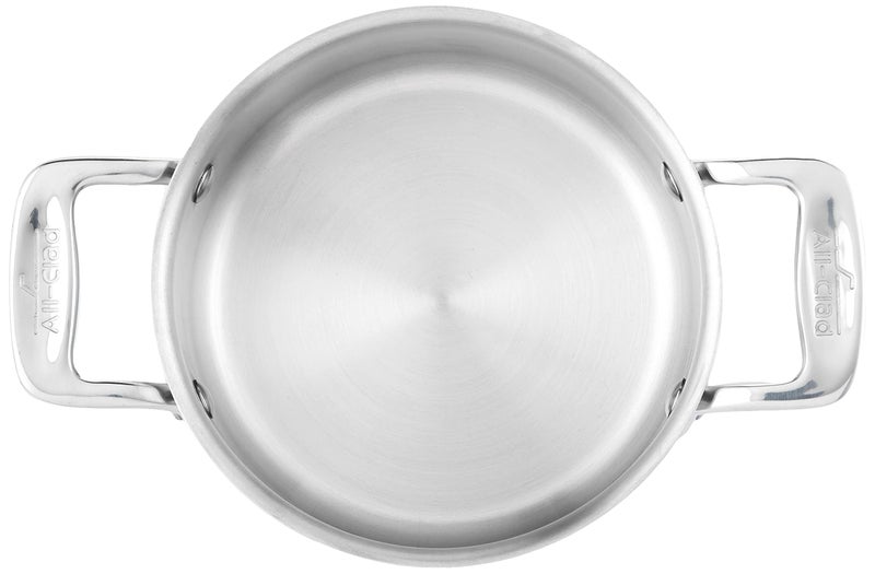 All-Clad Specialty Stainless Steel Ramekin with Lid 2 Piece Oven Broiler Safe 600F Pots and Pans, Cookware Silver - Image 3