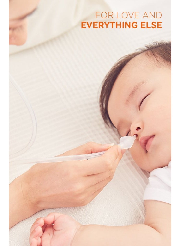 Baby Nasal Aspirator, Newborn Kids Mucus Remover, Mouth Suction Nasal Congestion Cleaner, Home Use, Easy to Clear Stuffy Nose for Babies - Image 5
