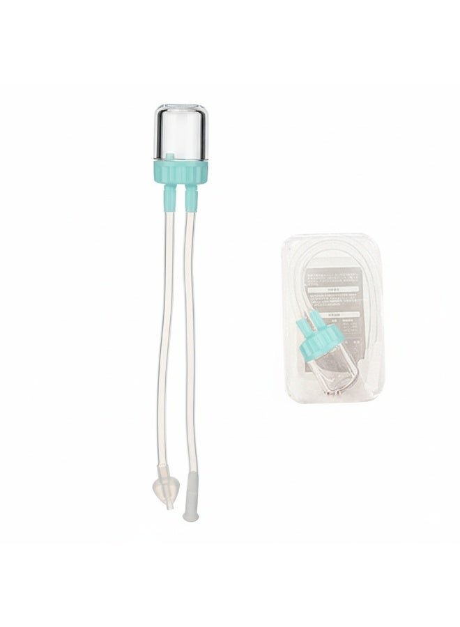 Baby Nasal Aspirator, Newborn Kids Mucus Remover, Mouth Suction Nasal Congestion Cleaner, Home Use, Easy to Clear Stuffy Nose for Babies - Image 1