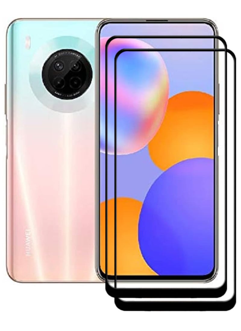 ACLIX 2 Pieces Antistatic ESD Dustproof Premium Quality High Definition Tempered Glass Screen Protector Designed For Huawei Y9a - Image 1