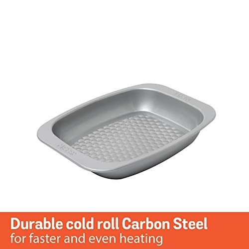 Meyer Bakemaster Carbon Steel Non Stick Mini Oven Roaster | Roasting Pan | Baking Pan | Nonstick Bakeware | Baking Essentials | Cake Tin | Deep Roasting Pan, Grey - Image 5