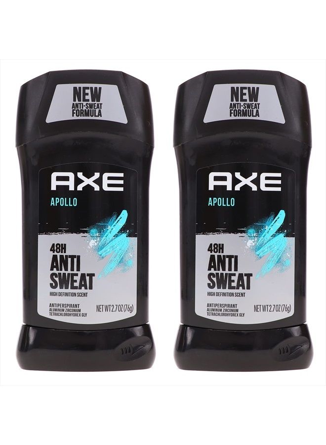 Axe مزيل العرق على شكل عصا للرجال، أبولو 2.7 أونصة عبوة من 2 - Image 1