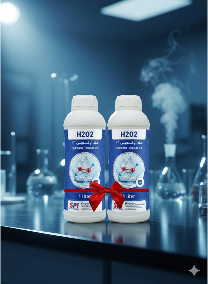 SPI Hydrogen peroxide 6% concentration, 1 liter volume Pack of 2 - Image 5