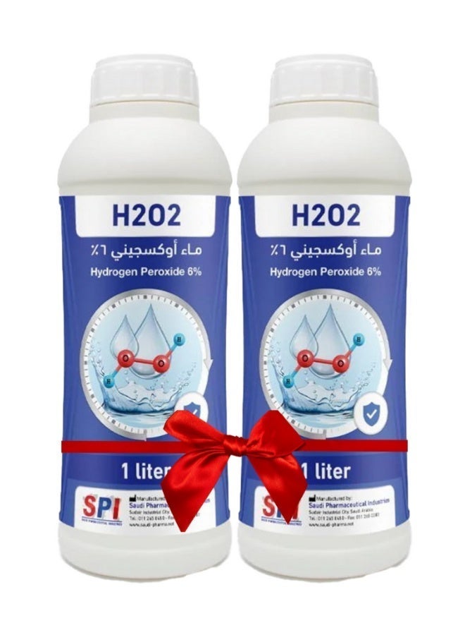 SPI Hydrogen peroxide 6% concentration, 1 liter volume Pack of 2 - Image 3
