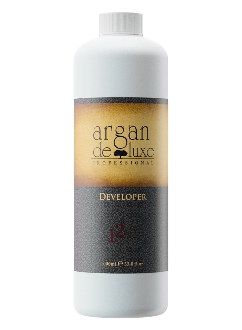 argan de luxe مطور شعر أركان دي لوكس 12% حجم 40