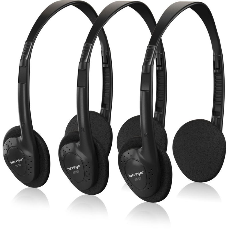 behringer Behringer HO 66 Stereo Headphones - 3 Multipack - Image 1
