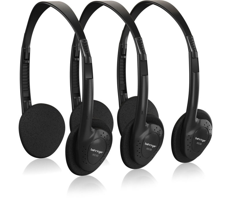 behringer Behringer HO 66 Stereo Headphones - 3 Multipack - Image 4