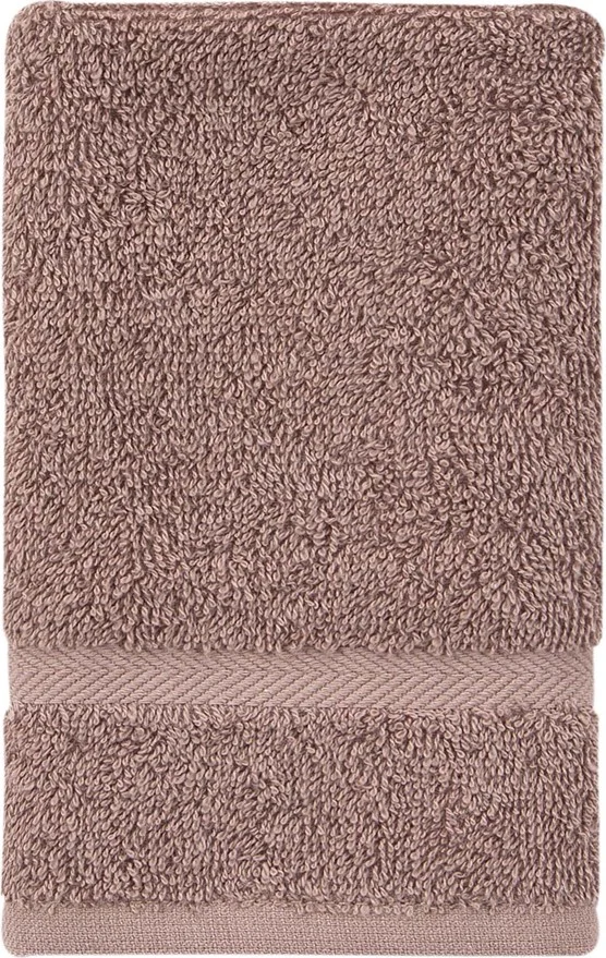 Efabrika Leora 100% Cotton 6 Piece 30X30 Cm Hand Face Towel Set - S.Kahve