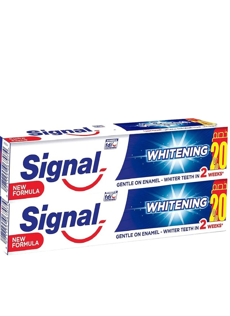 Signal Signal Toothpaste Whitening 2 Pieces 50 ml 