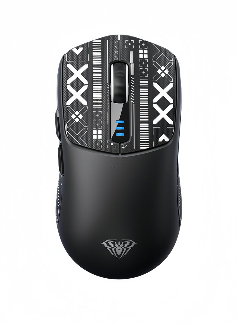 أولا لوحة مفاتيح وماوس للألعاب، لوحة مفاتيح وماوس ثلاثي الوضع 2.4 جيجاهرتز/BT5.0/USB-C، لوحة مفاتيح ألعاب M75 ومشط ماوس ألعاب SC580 لأجهزة الكمبيوتر الشخصية وأجهزة الكمبيوتر، مثالي للاعبي الألعاب - Image 2