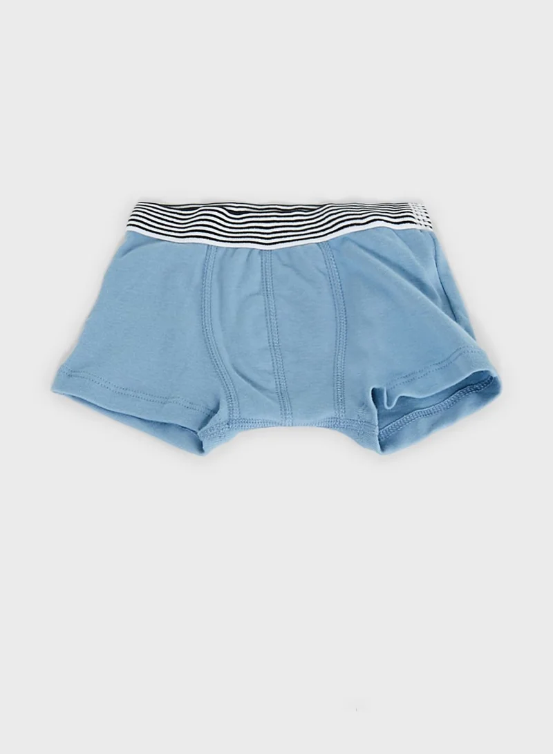 Petit Bateau Kids 5 Pack Assorted Boxers