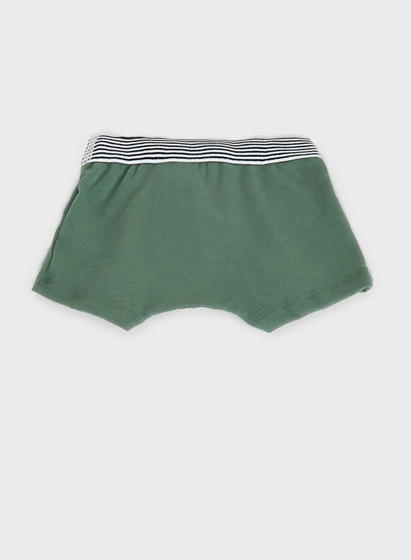 Petit Bateau Kids 5 Pack Assorted Boxers