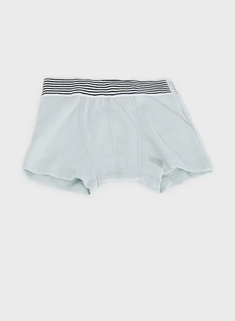 Petit Bateau Kids 5 Pack Assorted Boxers