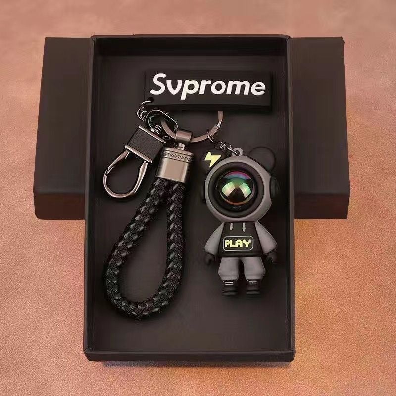 Couple Astronaut Keychain Cute Cartoon Car Pendant Backpack Charm Trendy  Toy - Image 1