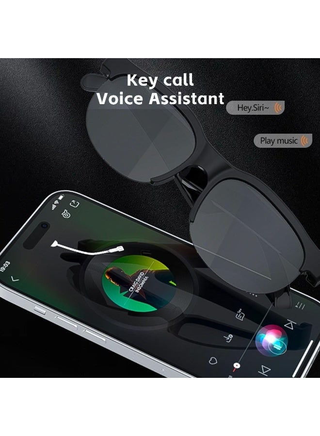 G58 Smart Glasses, AI Bluetooth Glasses with Speaker Music & Calling, Wireless 5.4, Volume Control - Image 3