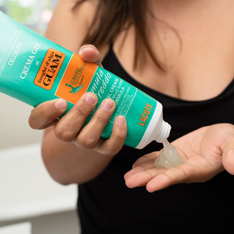 Guam Cooling Anti-Cellulite Cream for Thighs & Legs â€“ Skin Firming Gel with Menthol & Seaweed â€“ Natural Water Retention & Cellulite Treatment (8.4 Oz) - Image 5