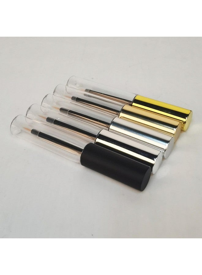 COSIDEA 12Pcs Empty Plastic Gold 10Ml Eyeliner Tubes Packing Vials Bottle Containe Eyeliner Brush Applicator For Diy Eyelash Growth Oil - Image 5