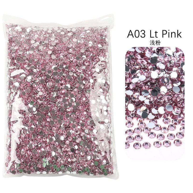 Selling Semi-Circle Resin Diamond Fantasy Jelly Ab Color Nail Diamond Mobile Phone Case Violent Bear Sticker Diamond Diy Accessories - Image 1