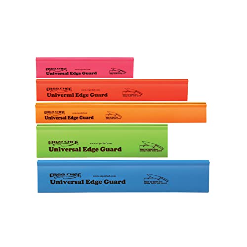 Ergo Chef 5pc Universal Knife Edge Guard Set Multicolored / Multi-sized / for Chef knife, Santoku, Bread, Utility and Paring knives - Image 1
