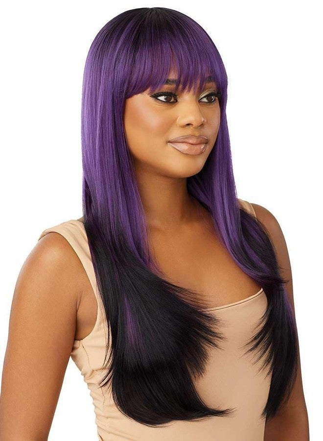 Outre Wigpop Synthetic Full Wig - Style Selects - Konnor (OFF BLACK 1B) - Image 5