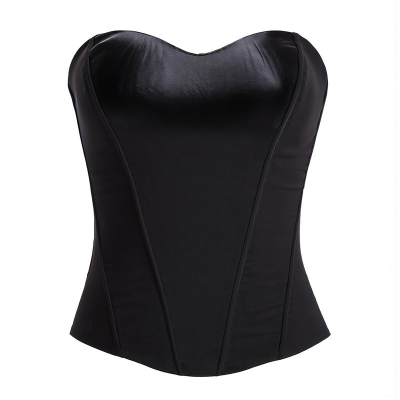 Strapless Corset Shapewear for Wedding Dress Party Prom Women Sleeveless Underbust Bustier XS - Image 5