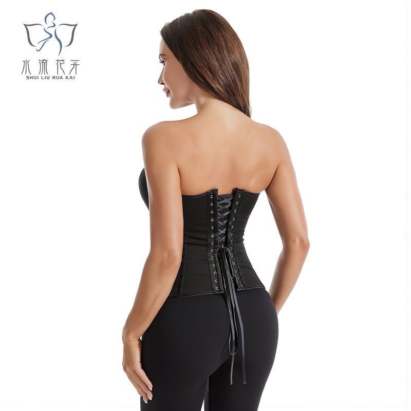 Strapless Corset Shapewear for Wedding Dress Party Prom Women Sleeveless Underbust Bustier XS - Image 3