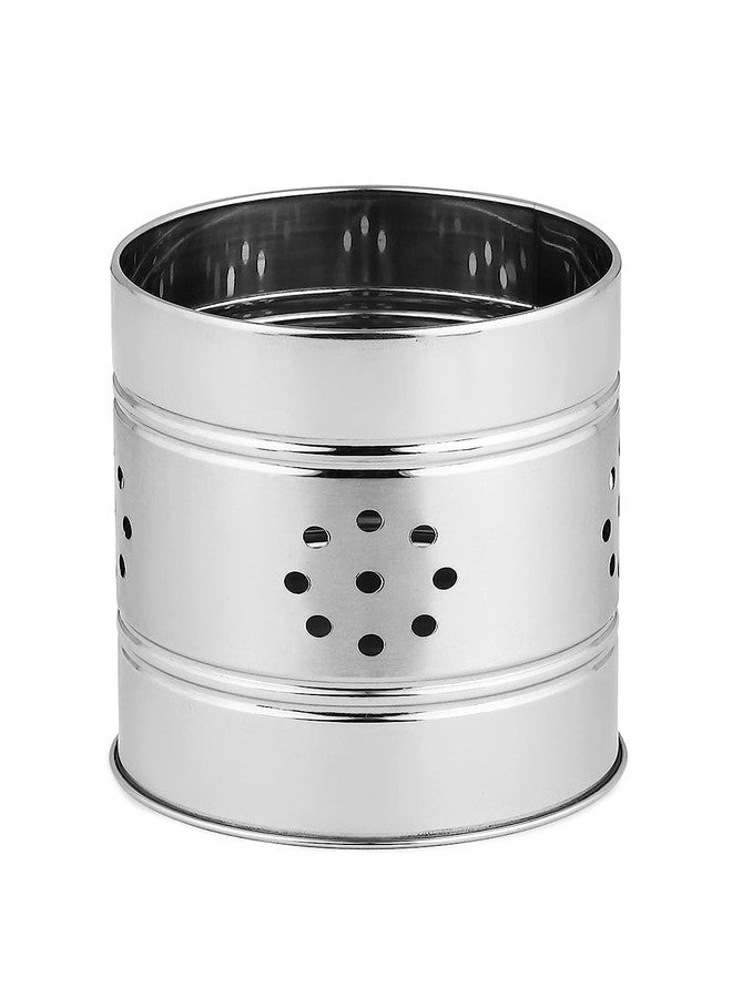 AG Enterprises Stainless Steel Spoon Holder Spoons Stand chammach Stand Spoon Holder for Kitchen Cutlery Holder Spoon Stand Spoon Rack Spoon Stand for Kitchen (12 x 10) (Design -3) - Image 1
