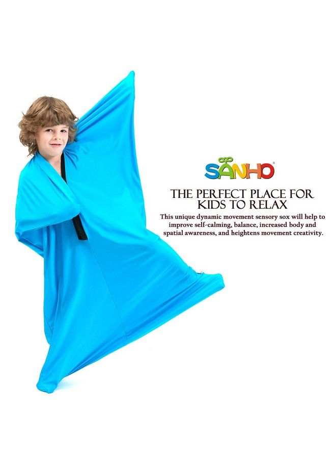 Sanho Dynamic Movement Sensory Body Sock Updated Version Bright Blue (Large) - Image 3
