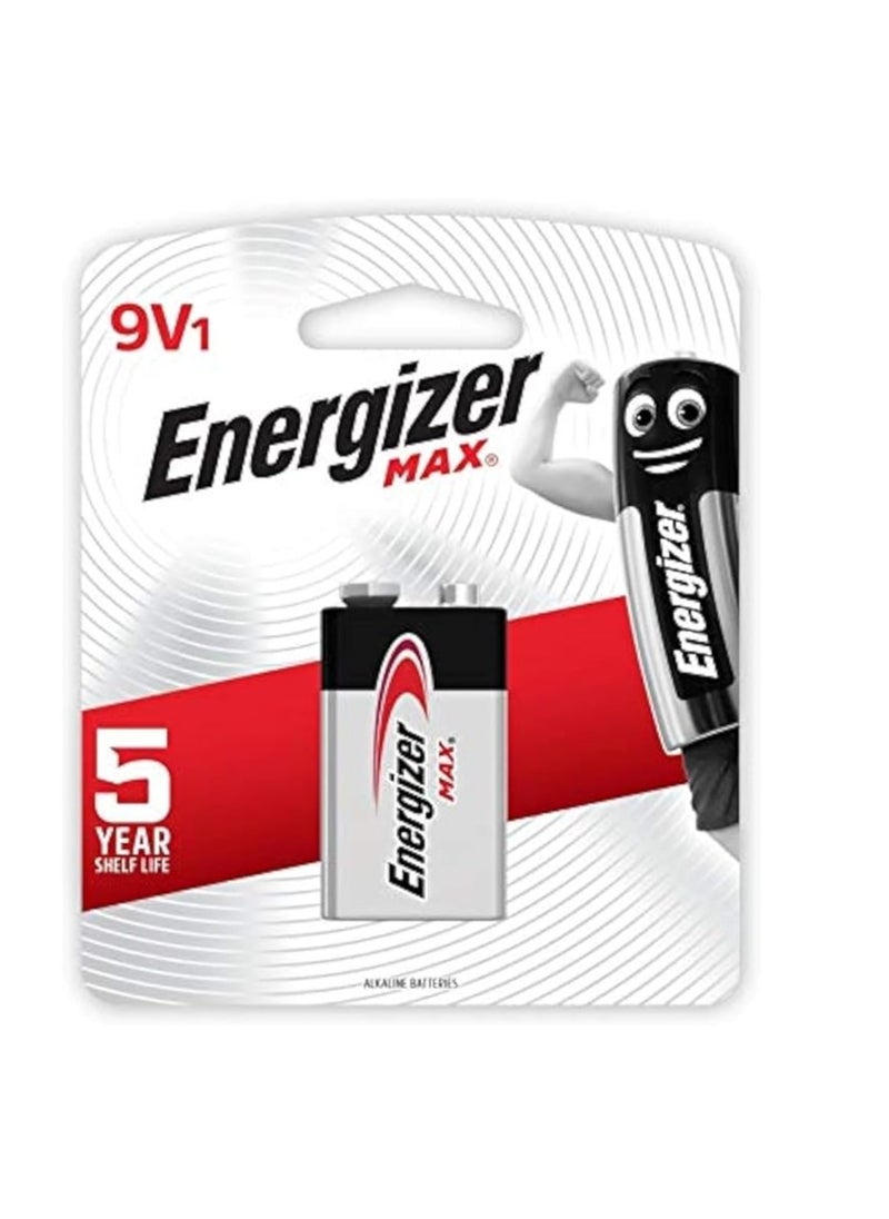 Energizer - 9V - Size Max Battery Set Black/Silver - Image 1