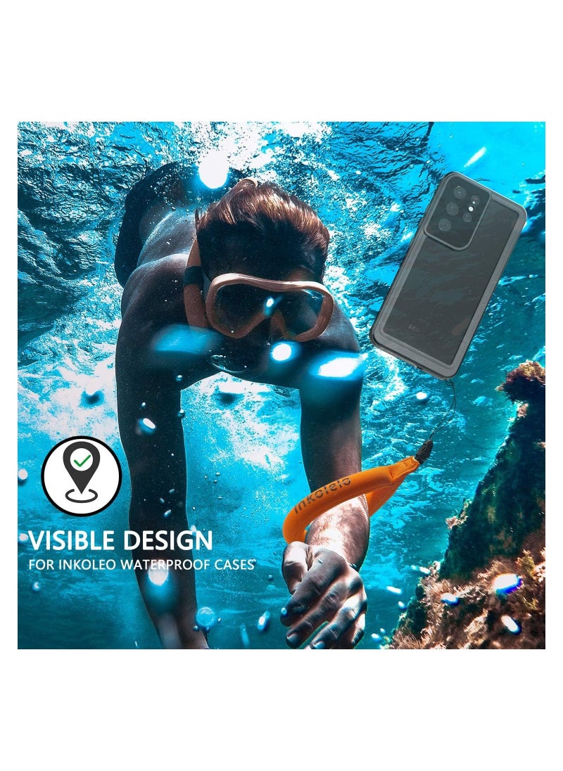 Generic - Galaxy S21 Ultra Waterproof Case Built-in Screen Full-Body Protector with Floating Strap IP68 Waterproof Case for Galaxy S21 Ultra 6.8 inch Case - Image 1