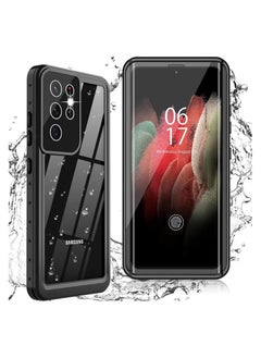 Galaxy S21 Ultra Waterproof Case Built-in Screen Full-Body Protector with Floating Strap IP68 Waterproof Case for Galaxy S21 Ultra 6.8 inch Case