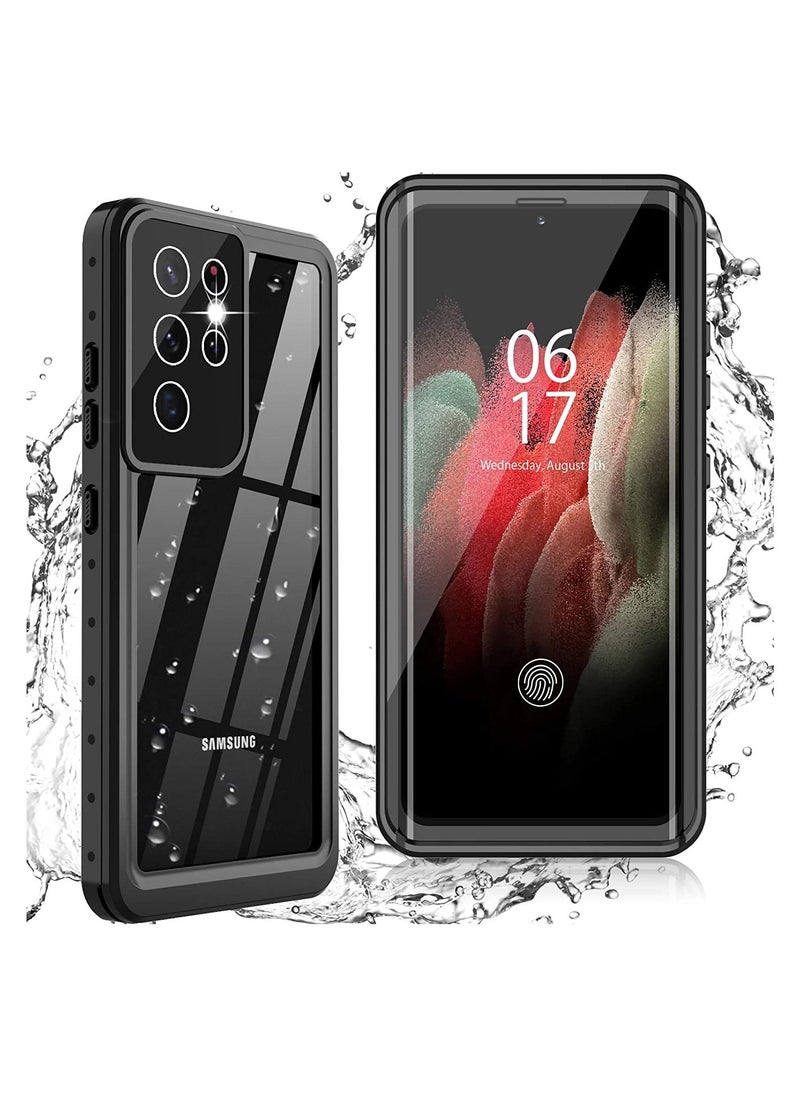 Generic - Galaxy S21 Ultra Waterproof Case Built-in Screen Full-Body Protector with Floating Strap IP68 Waterproof Case for Galaxy S21 Ultra 6.8 inch Case - Image 1