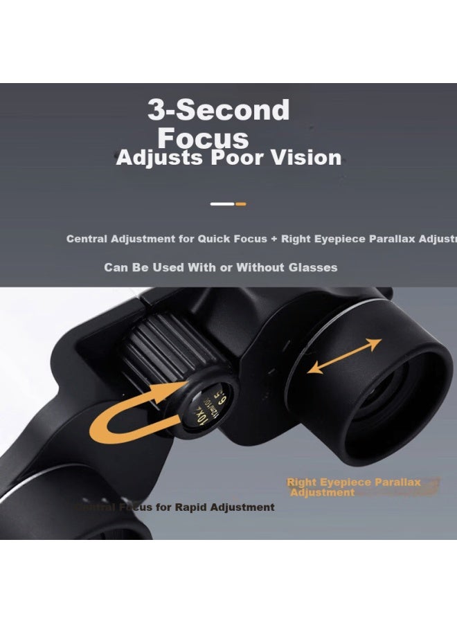 Tiger Pavilion Huge Binoculars High-power Hd Low-light Night Vision Professional Outdoor Waterproof For Adults Mobile Phone Compatible - Image 4