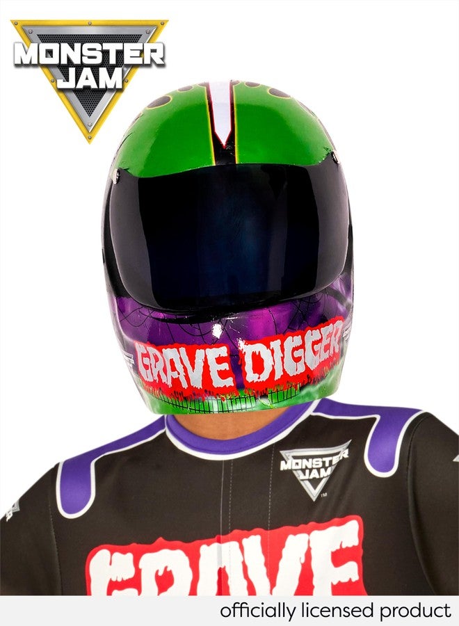 Rubies Monster Jam: Grave Digger Half-Mask for Kids, Boy's No Size - Image 2