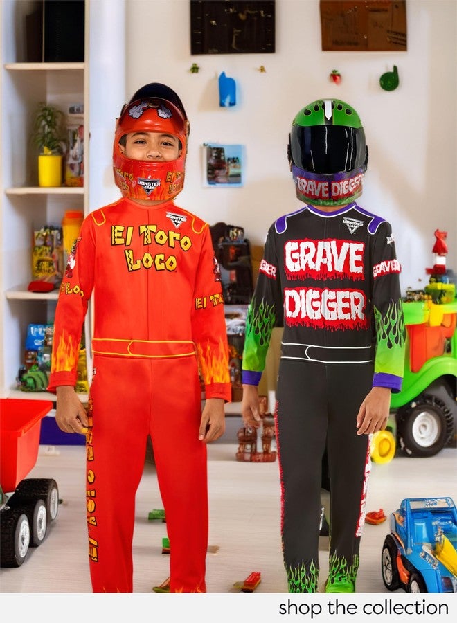 Rubies Monster Jam: Grave Digger Half-Mask for Kids, Boy's No Size - Image 5