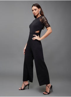 Lace Insert Round Neck Wide Leg Jumpsuit with Cut-Out Detail - pzsku/ZD43C9C138C542FFD28F2Z/45/_/1740664464/08b22b97-6e72-479a-80dc-9c6c42c3116f