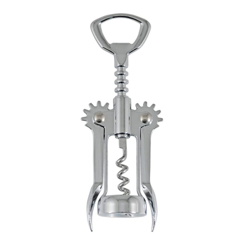 REETIK FASHION HUB REETIK FASHION HUB 1 Psc Wing Corkscrew Wine Beer Bottle Opener Wine Corkscrew for all Cork Stoppered and Beer Cap Bottles Used in Kitchen Chateau Restaurant Bars for Wine Enthusiast Waiters Silver - Image 1