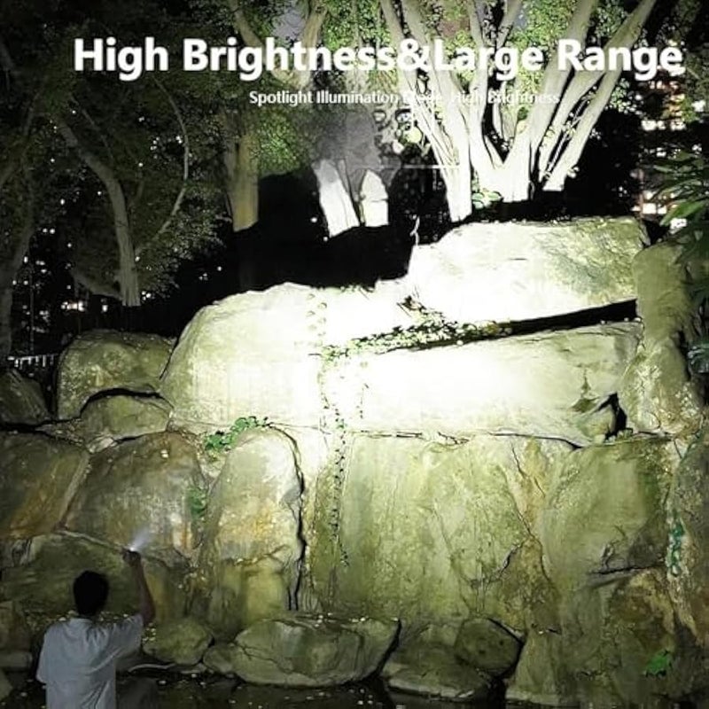 Led Flashlight Keychain, Rugged Mini Rechargeable Pocket Flashlight, 2000 Lumens Keychain, Led Keychain Torch Camping Lantern for Outdoors Illumination, Hiking, Emergency - Image 3