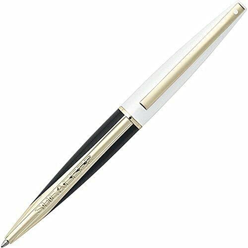 Sheaffer Taranis Aerodynamic Power Sleek Style and Patentpending Gripping Section Stormy White and 22KT Gold Trim Accent Ballpoint Pen - Image 2